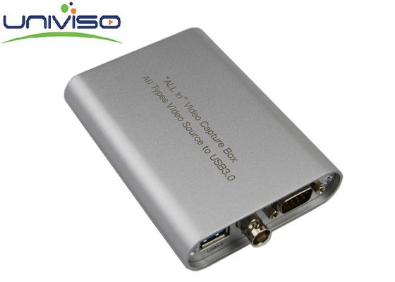 Tüm Arayüzler USB Video Yakalama Kutusu Dönüştürücü Mobil ve Taşınabilir A / V Yakalama